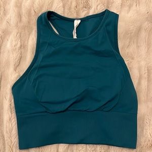 Lululemon Size 4 Teal Sports Bra